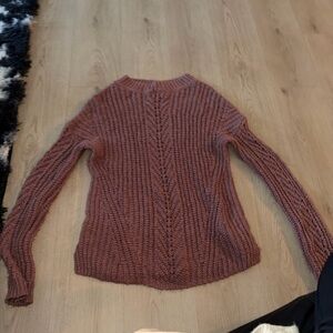 Lucky Brand Mauve Knit Sweater
